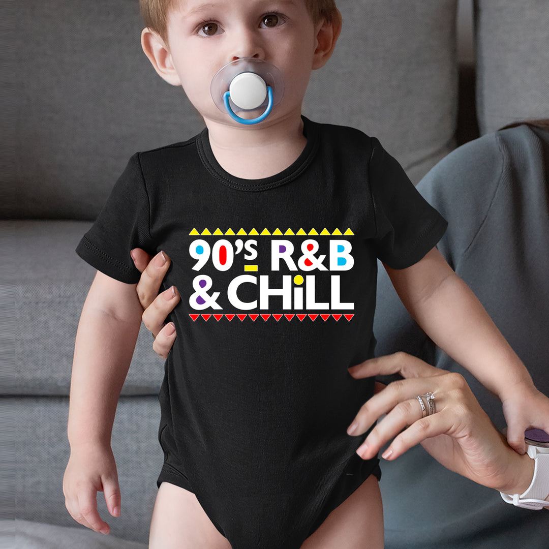 90s R&B and Chill Retro Throwback Infant One-Piece Romper Bodysuit Or Toddler T-shirt 