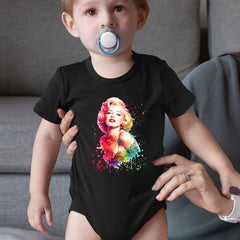 Mrs. Monroe Watercolors Bombshell Infant One-Piece Romper Bodysuit Or Toddler T-shirt 