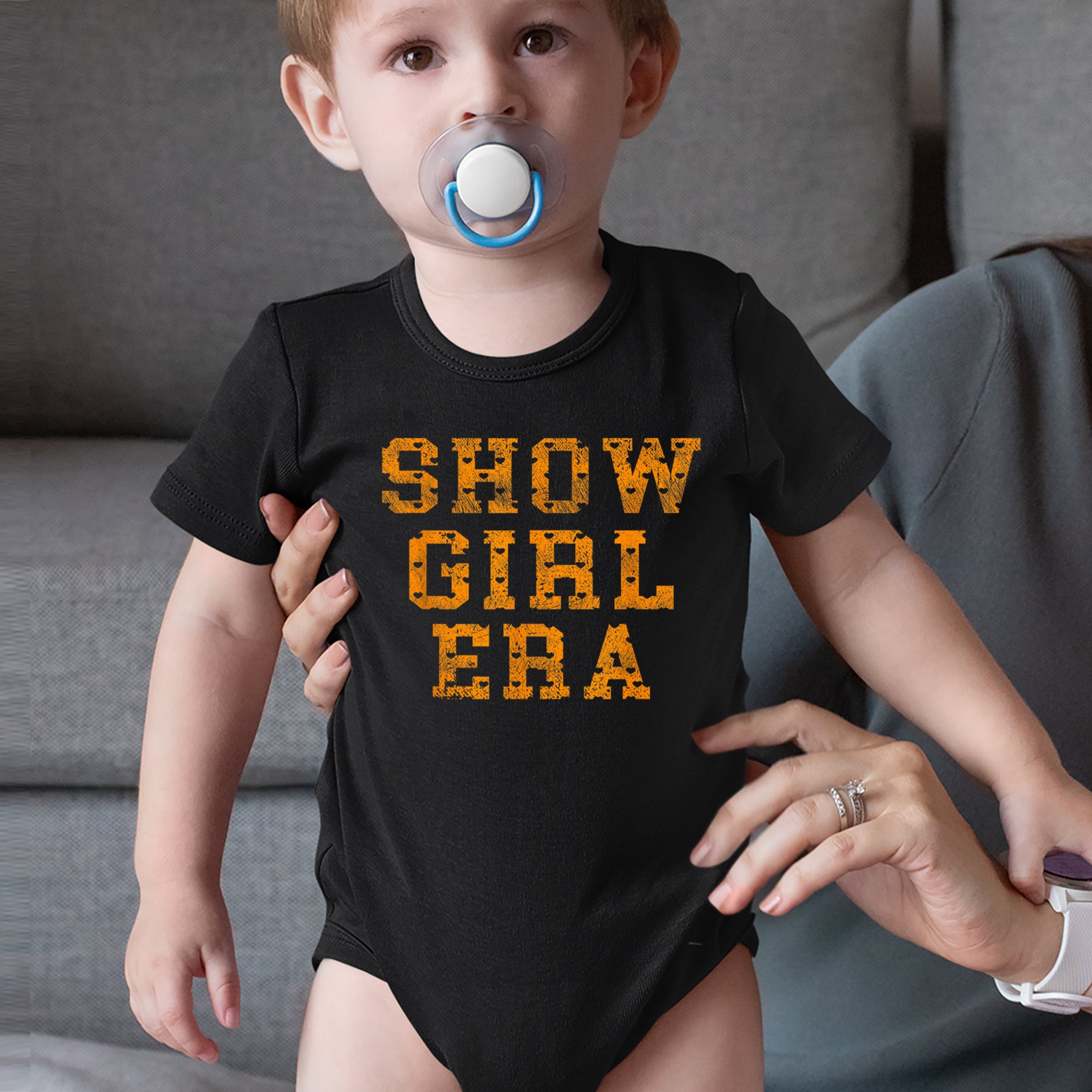 Vintage Showgirl Era Heart Infant One-Piece Romper Bodysuit Or Toddler T-shirt 