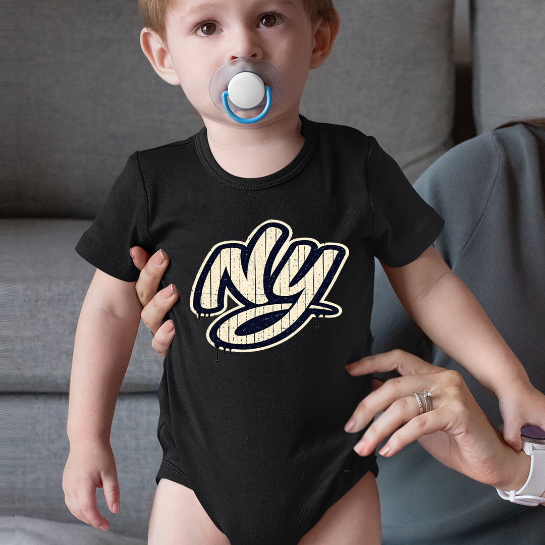 NYC New York City Grunge Street Infant One-Piece Romper Bodysuit Or Toddler T-shirt 
