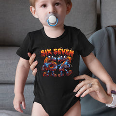 67 Lava Lightning Six Seven Meme Infant One-Piece Romper Bodysuit Or Toddler T-shirt 