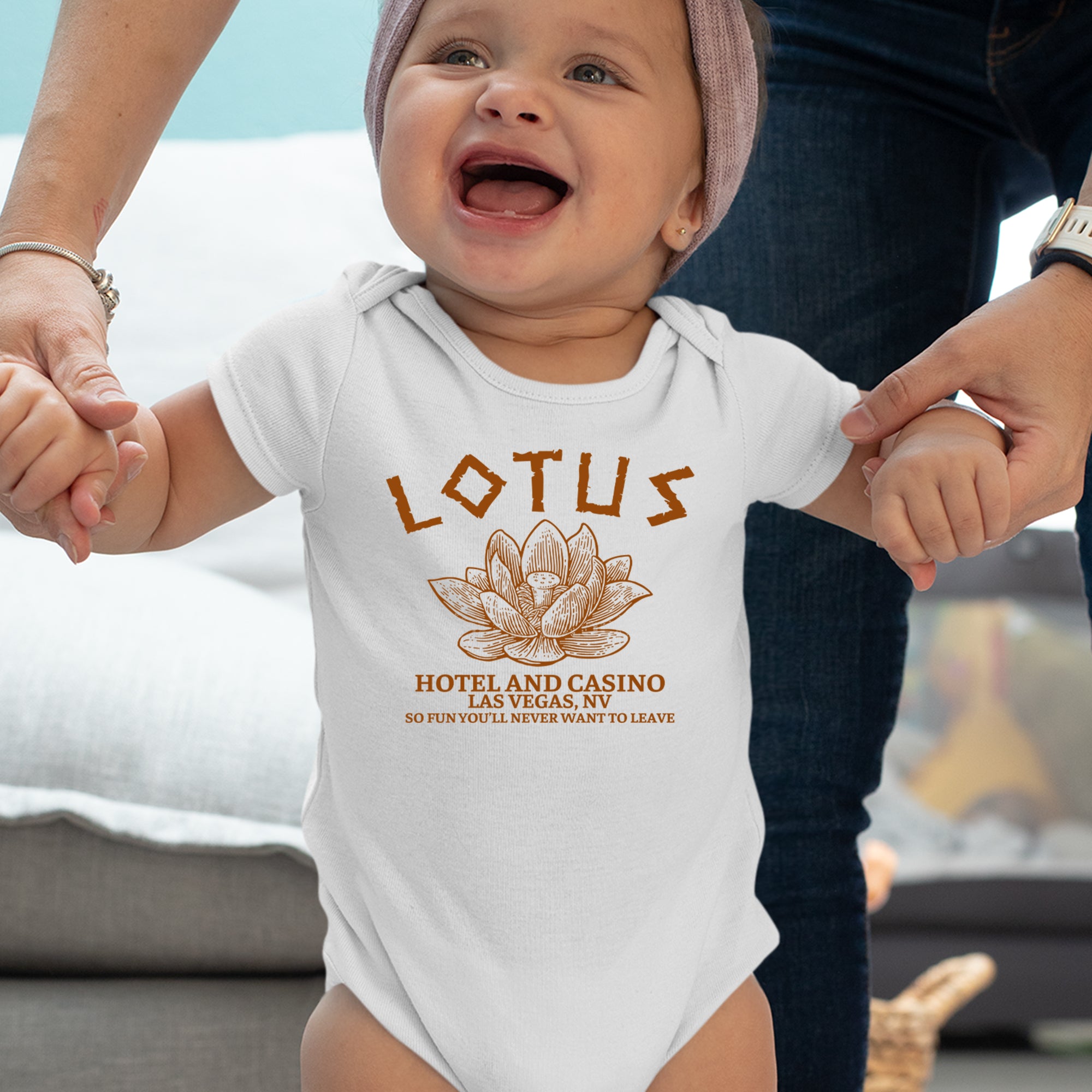 Lotus Hotel and Casino Infant One-Piece Romper Bodysuit or Toddler T-shirt 