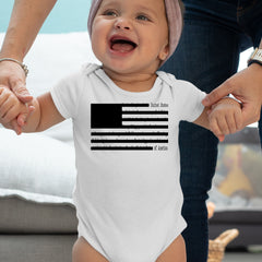 Redacted American Flag Infant One-Piece Romper Bodysuit or Toddler T-shirt 
