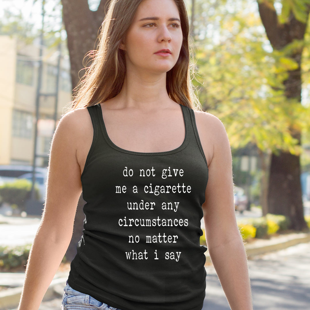 Do Not Give Me A Cigarette Cropped T-Shirt 