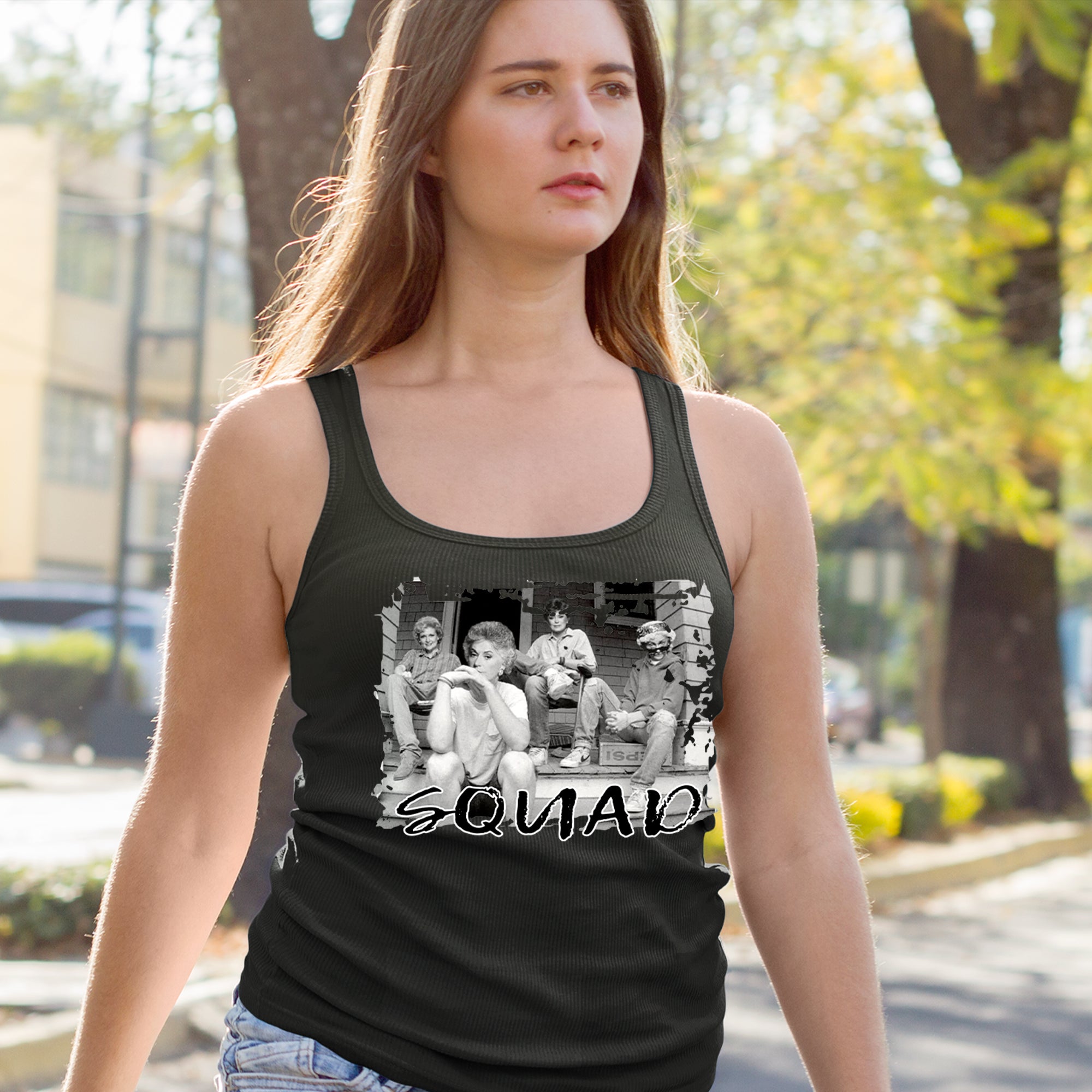 Squad Golden Girls Racerback Tank Top for Women 