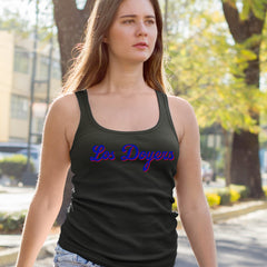 Los Doyers LA Baseball Racerback Tank Top for Women 