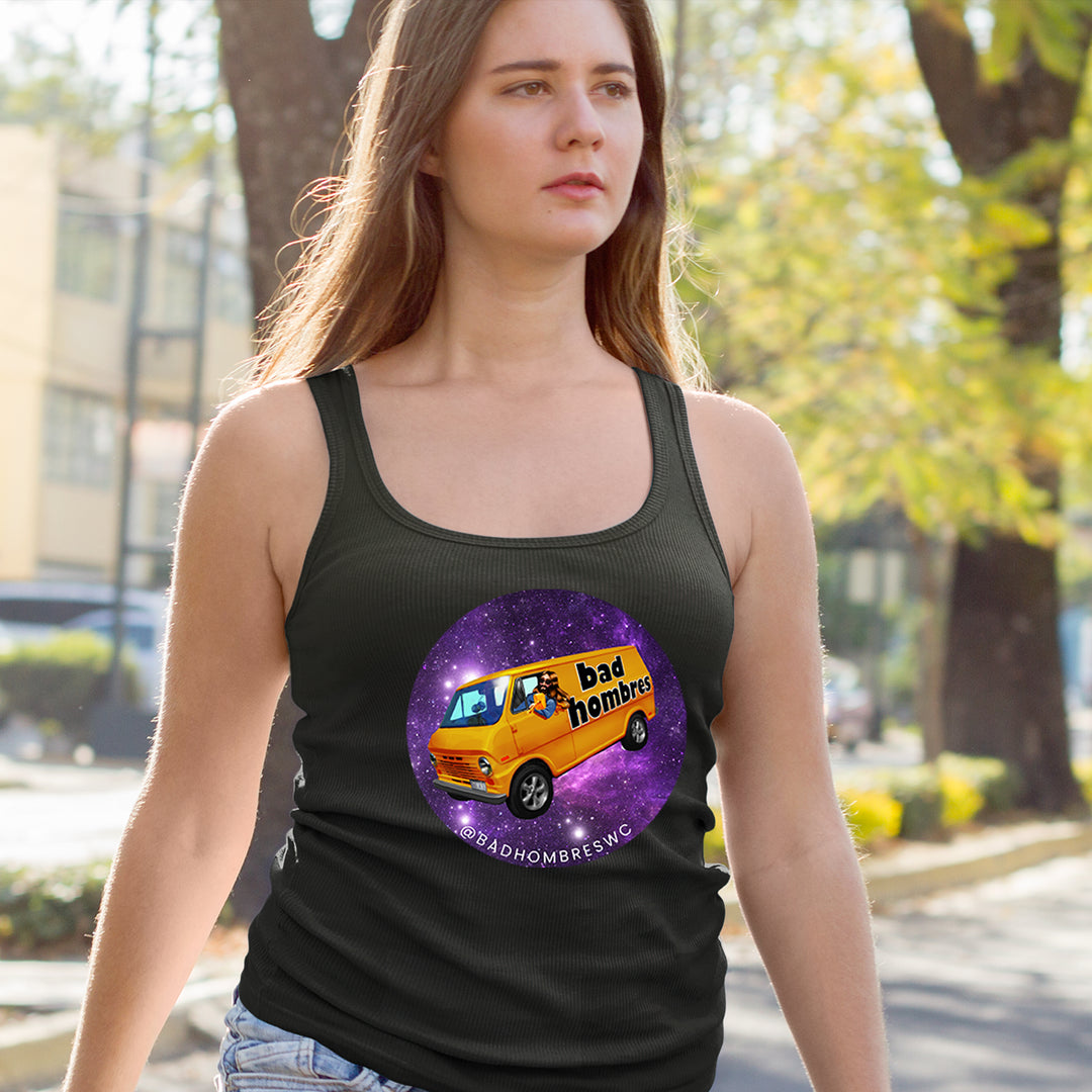 Bad Hombres Space West Chester Band Racerback Tank Top for Women 