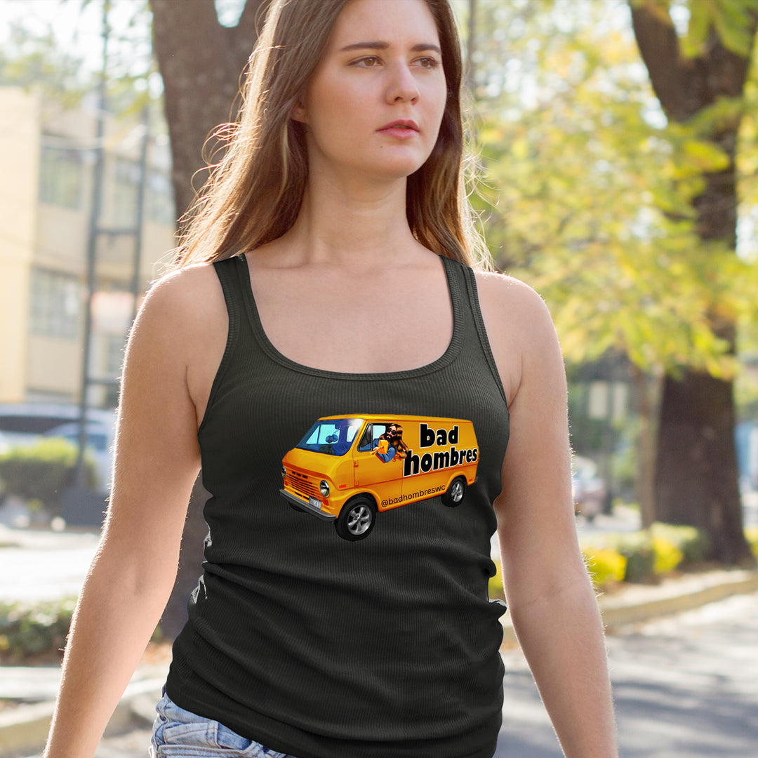 Bad Hombres Van West Chester Band Racerback Tank Top for Women 