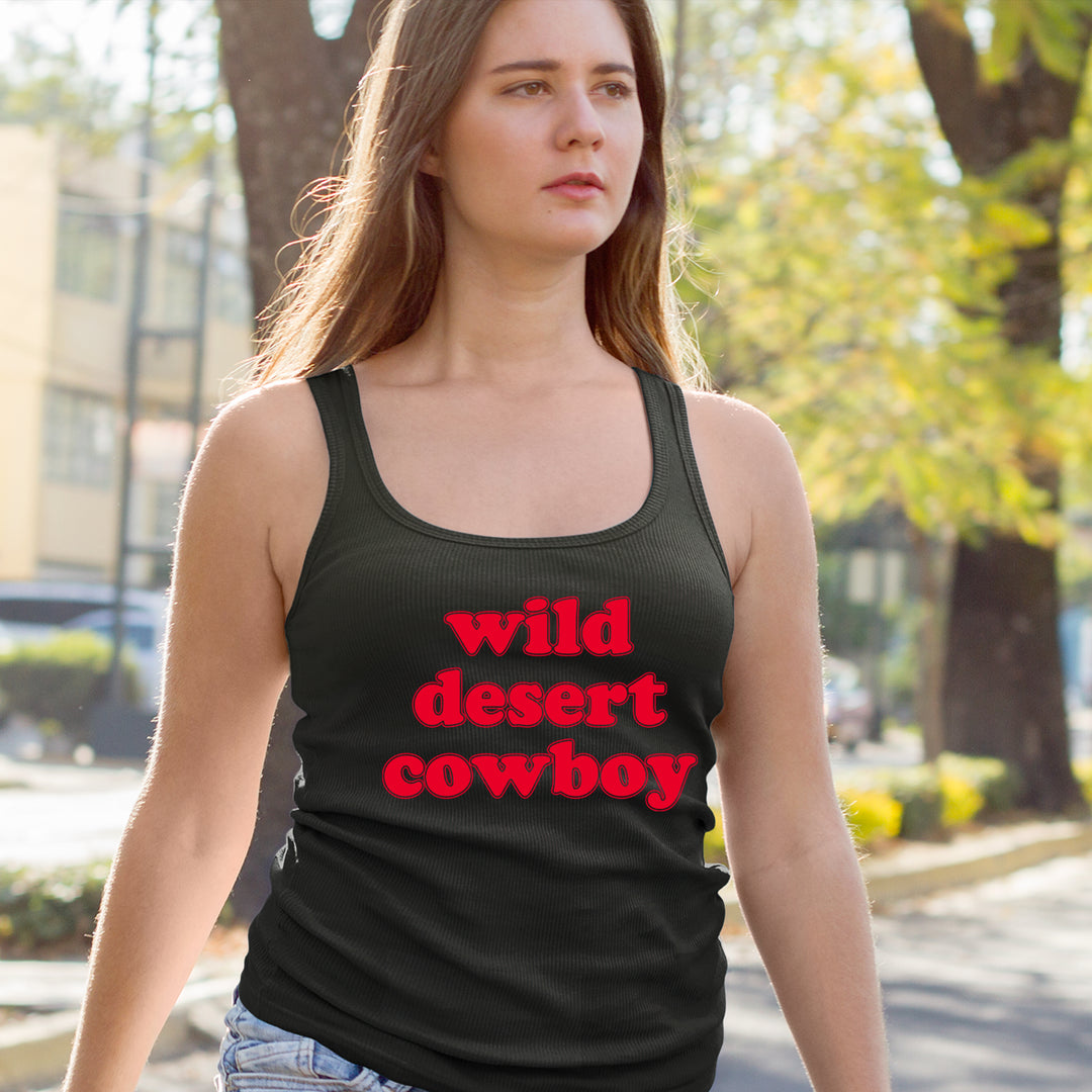 Wild Desert Cowboy Country Racerback Tank Top for Women 