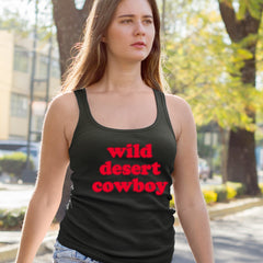 Wild Desert Cowboy Country Racerback Tank Top for Women 
