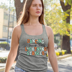 Dancing Through The Lightning Strikes Racerback Tank Top for Women
