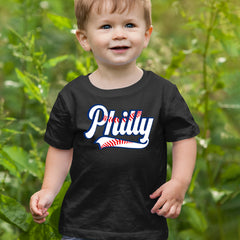 Philly Baseball Stitching Infant One-Piece Romper Bodysuit Or Toddler T-shirt 