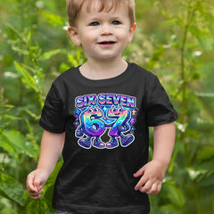 Six Seven 67 Retro Pixel Buddies Infant One-Piece Romper Bodysuit Or Toddler T-shirt 