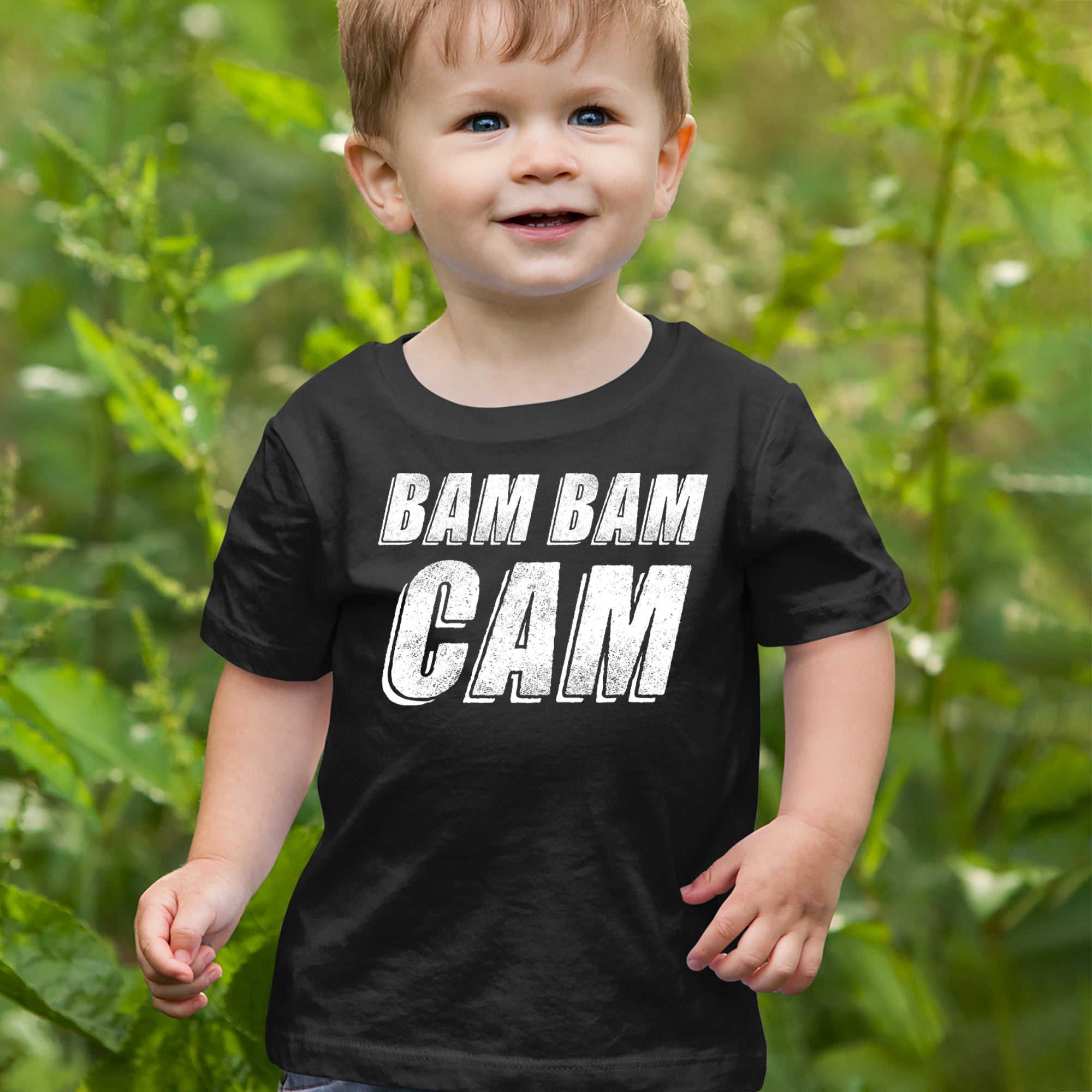 Bam Bam Cam Infant One-Piece Romper Bodysuit Or Toddler T-shirt 