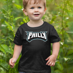 Philly Bold Block Throwback Infant One-Piece Romper Bodysuit Or Toddler T-shirt 