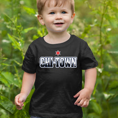Chicago Chi-Town City Pride Infant One-Piece Romper Bodysuit Or Toddler T-shirt 