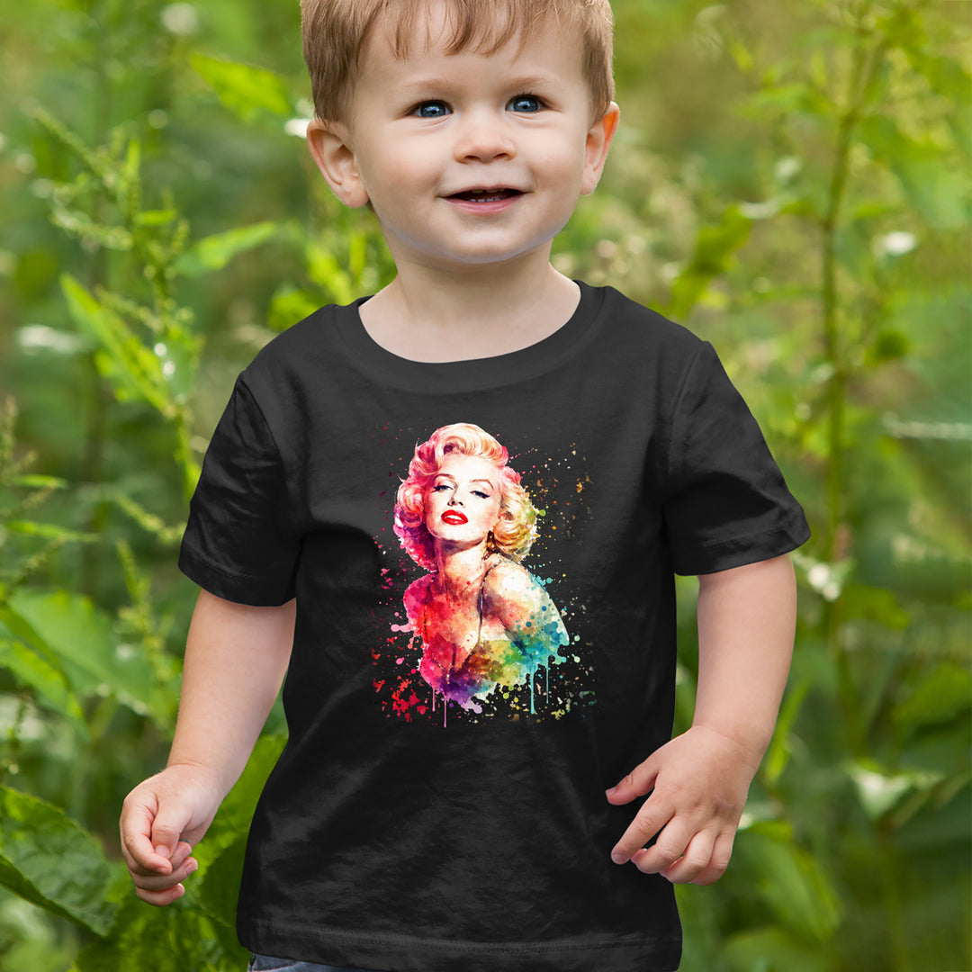 Mrs. Monroe Watercolors Bombshell Infant One-Piece Romper Bodysuit Or Toddler T-shirt 