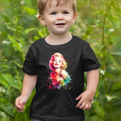 Mrs. Monroe Watercolors Bombshell Infant One-Piece Romper Bodysuit Or Toddler T-shirt 