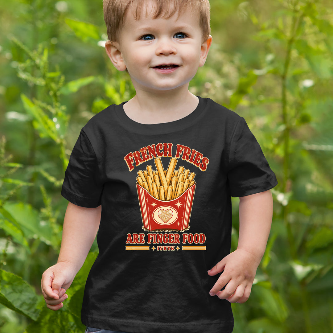 French Fries Are Finger Food IYKYK Infant One-Piece Romper Bodysuit Or Toddler T-shirt 