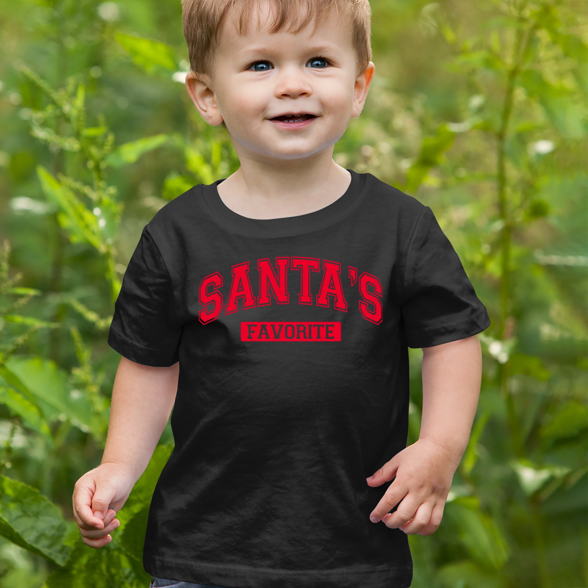 Santa's Favorite Infant One-Piece Romper Bodysuit Or Toddler T-shirt 