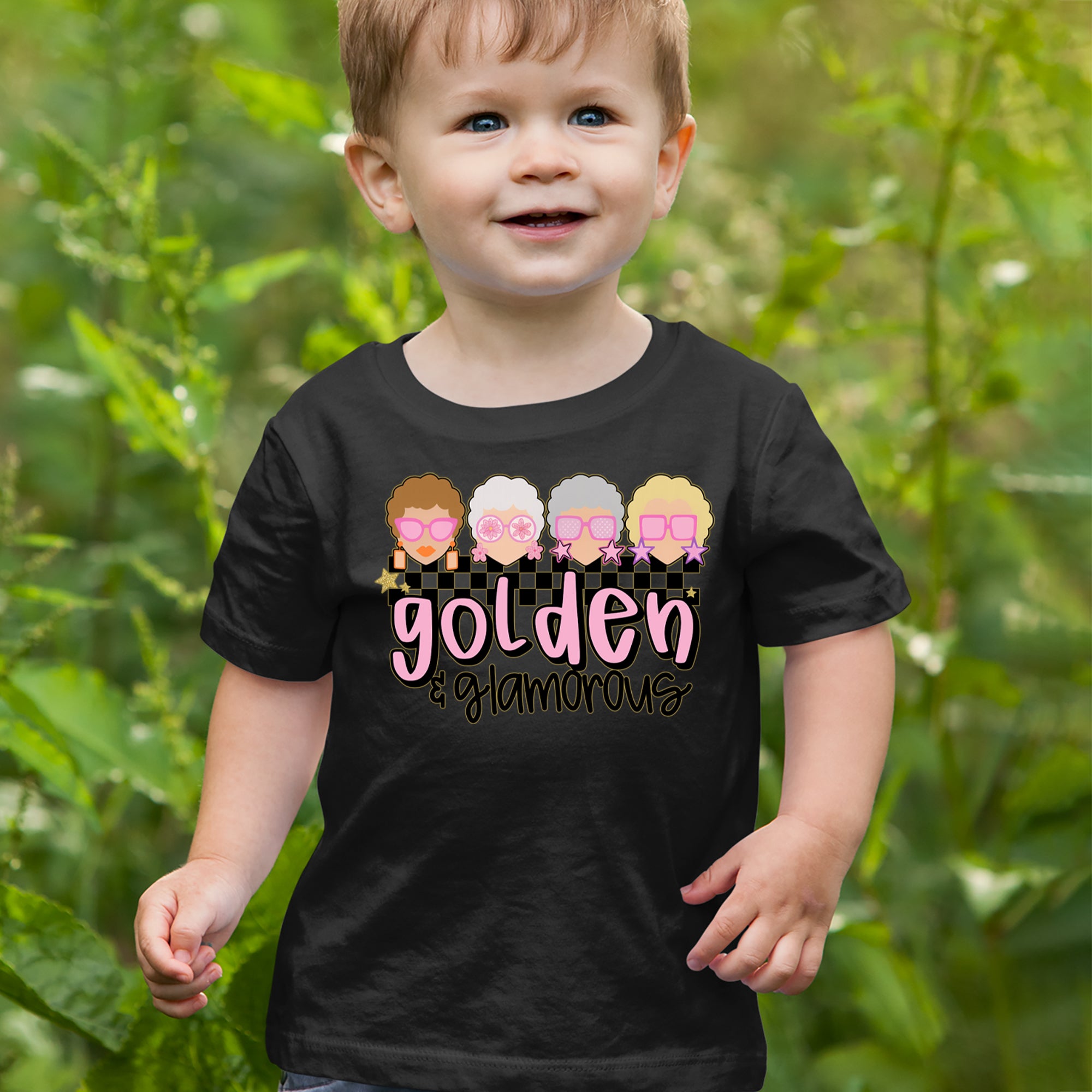 Golden And Glamorous Golden Girls Infant One-Piece Romper Bodysuit Or Toddler T-shirt 