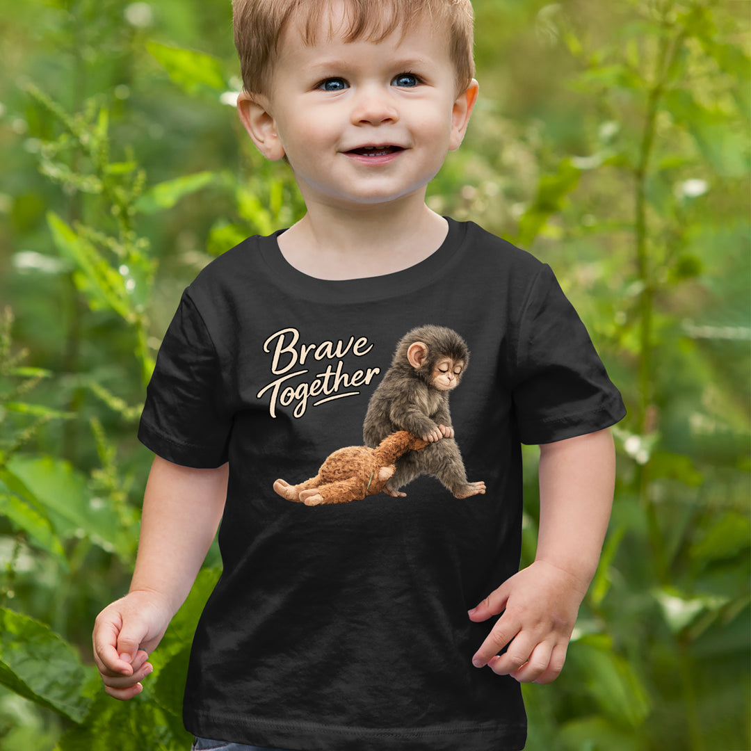 Punch Brave Together Stuffed Animal Infant One-Piece Romper Bodysuit Or Toddler T-shirt 