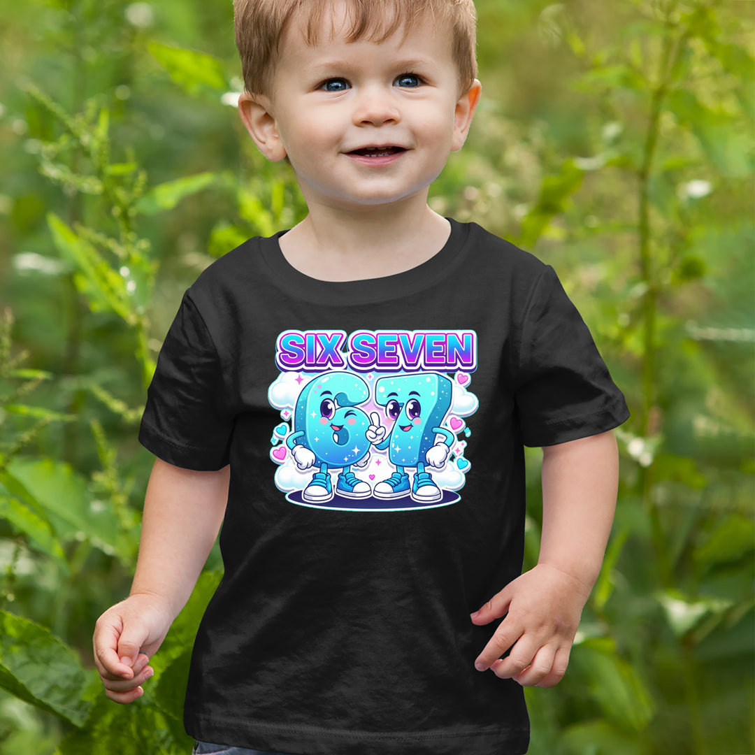 67 Six Seven Meme Kawaii Cloud Infant One-Piece Romper Bodysuit Or Toddler T-shirt 