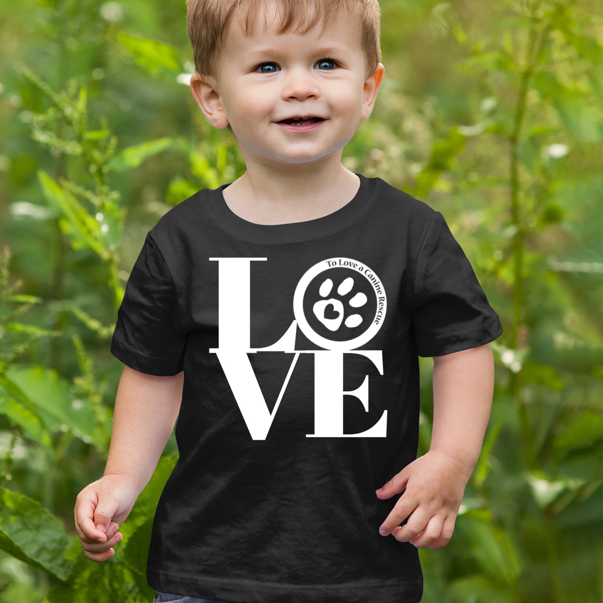 TLC LOVE Dog Rescue Infant One-Piece Romper Bodysuit Or Toddler T-shirt 