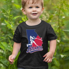 Atlanta Georgia Batter Up Infant One-Piece Romper Bodysuit Or Toddler T-shirt 