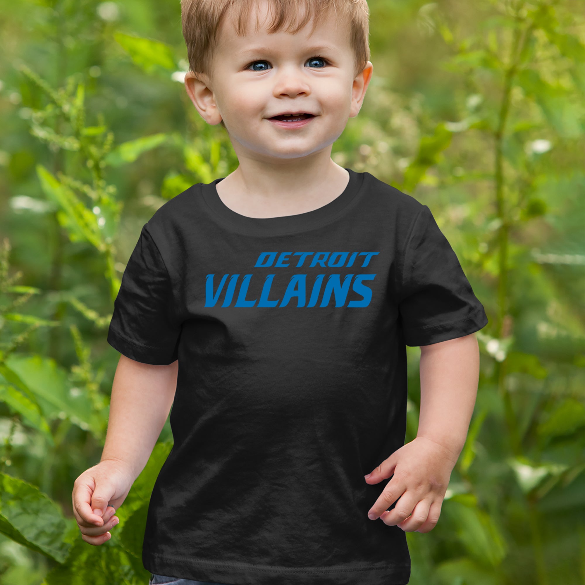 Detroit Villains Grit Football Infant One-Piece Romper Bodysuit Or Toddler T-shirt 