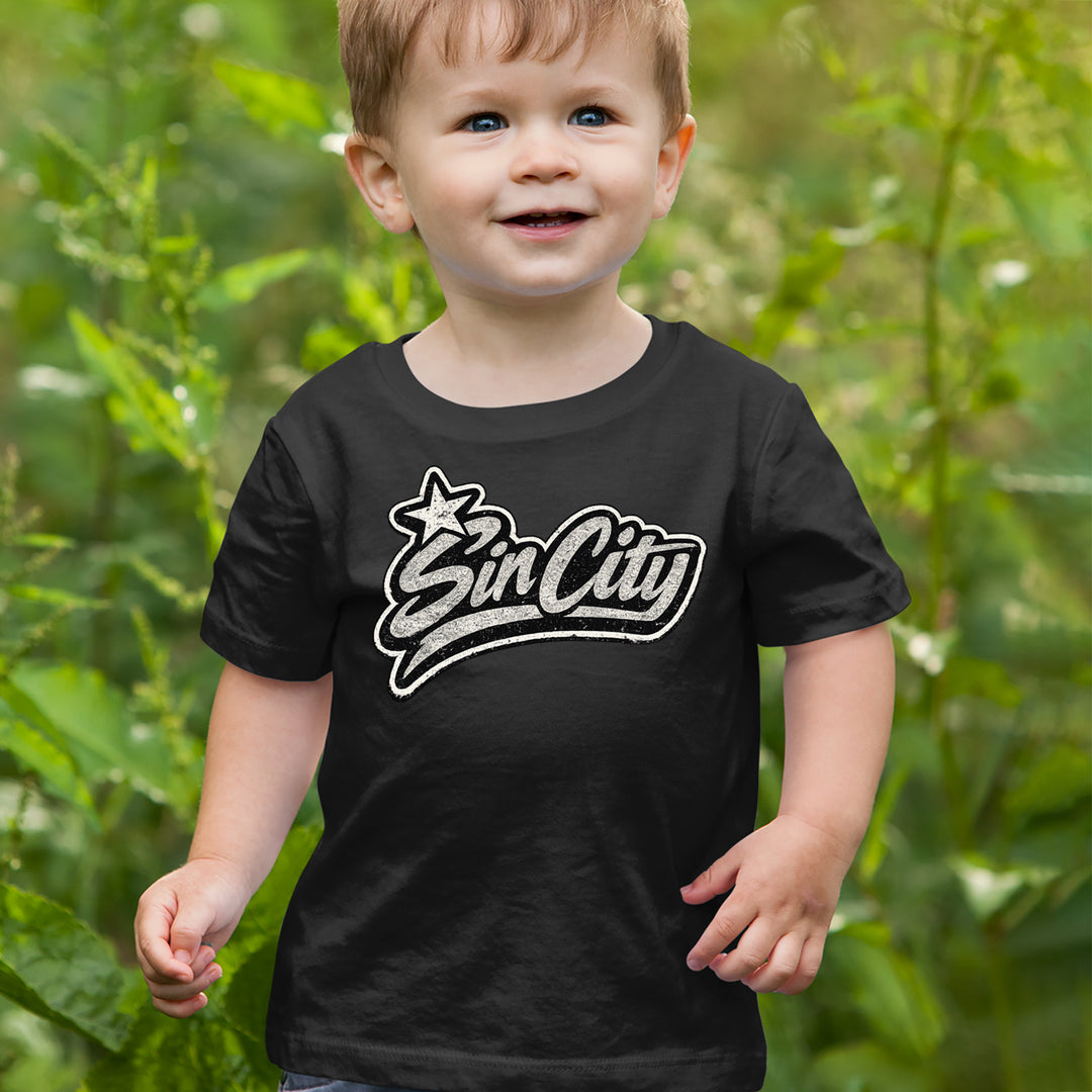 Sin City Vegas Retro Vintage Infant One-Piece Romper Bodysuit Or Toddler T-shirt 