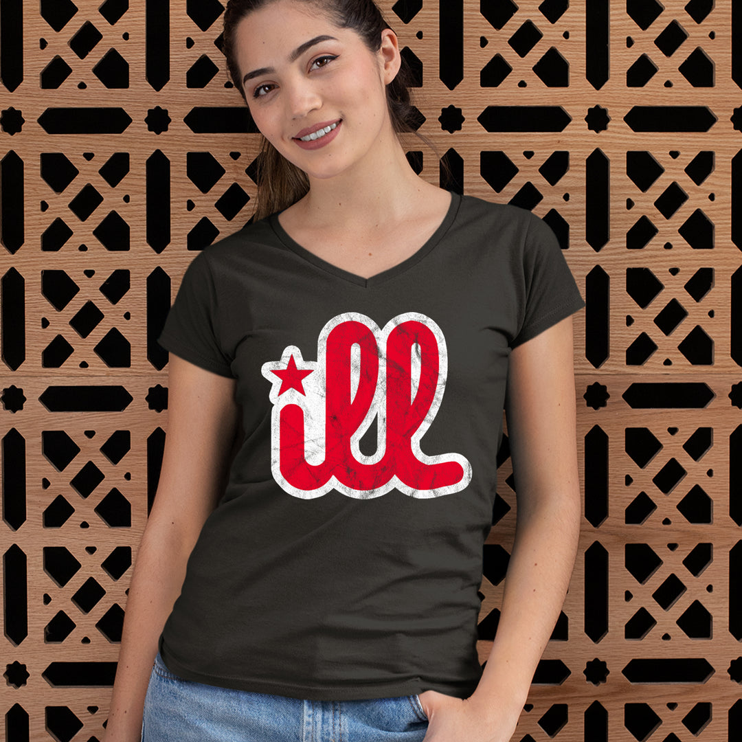 ILL Vintage It's A Philly Thing Ladies V-Neck T-shirt 
