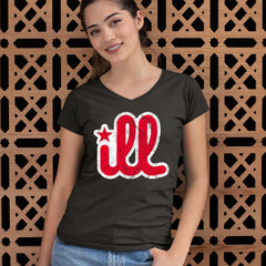ILL Vintage It's A Philly Thing Ladies V-Neck T-shirt 