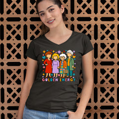 Golden Forever Golden Girls Ladies V-Neck T-shirt 