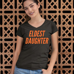 Eldest Daughter Ladies V-Neck T-shirt 