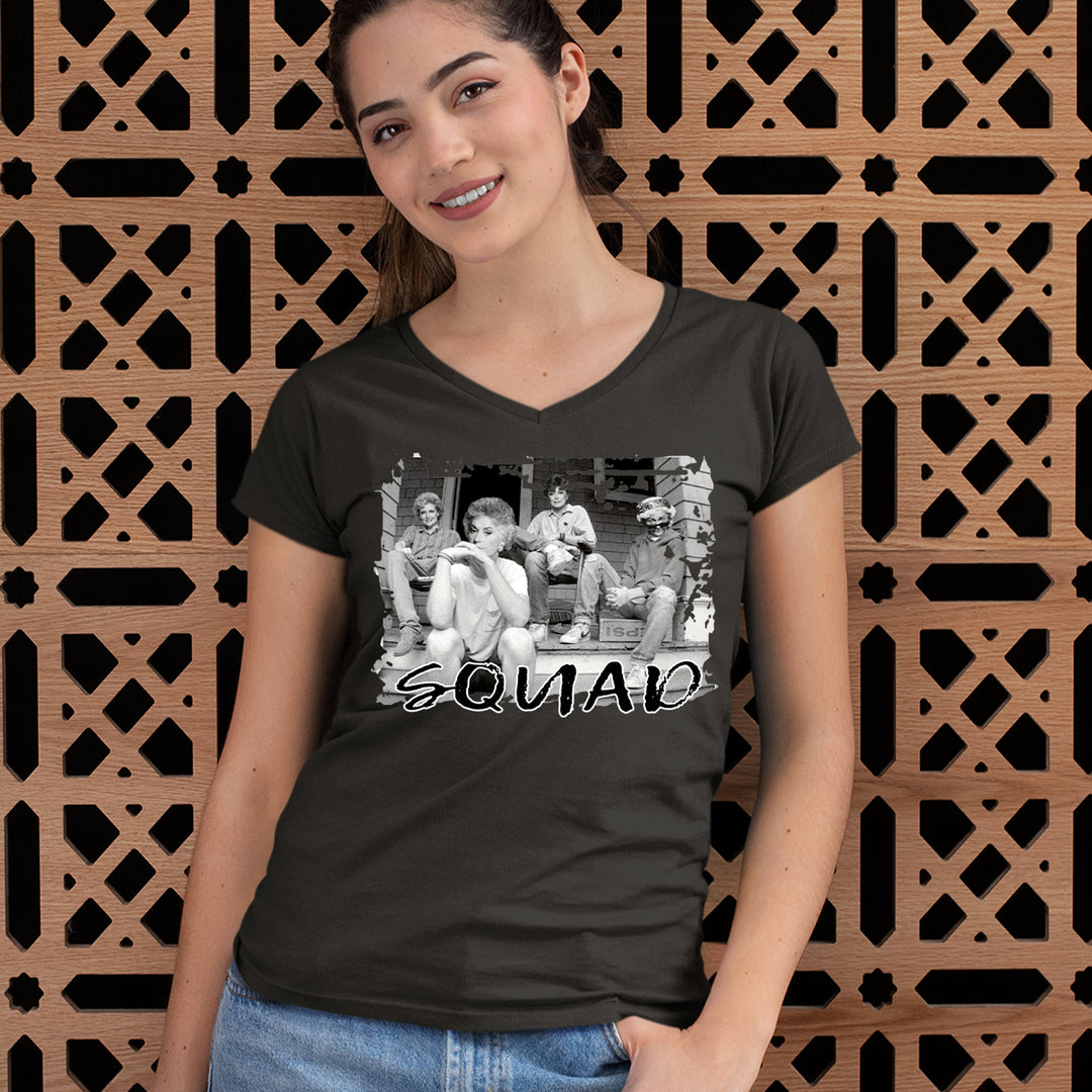 Squad Golden Girls Ladies V-Neck T-shirt 