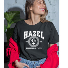 Hazel Daughter of Pluto Roman Gold Womens T-shirt 