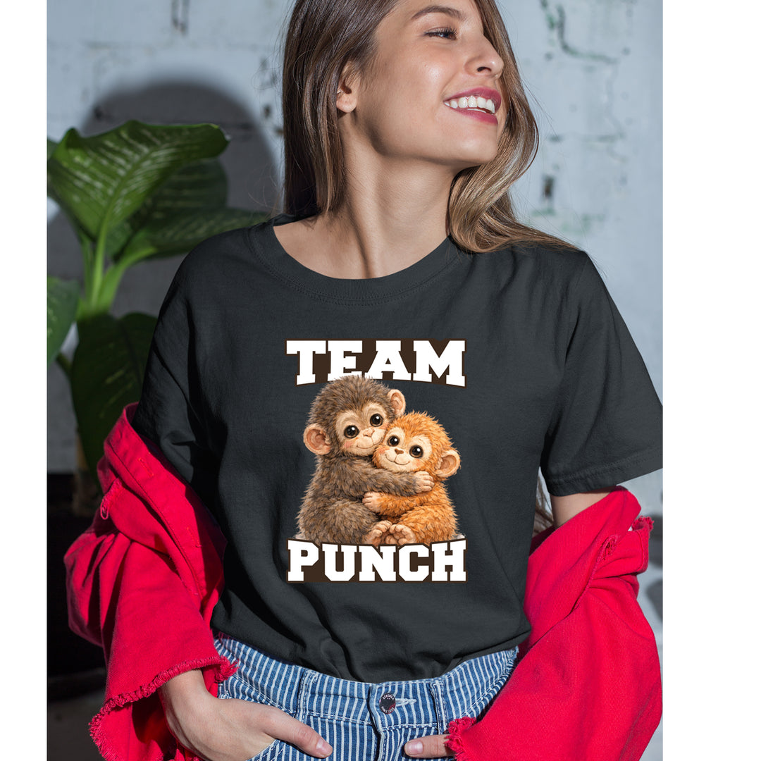 Team Punch Panchi-kun Monkey Womens T-shirt 