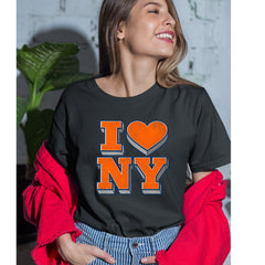 New York City Pride Heart Womens T-shirt 