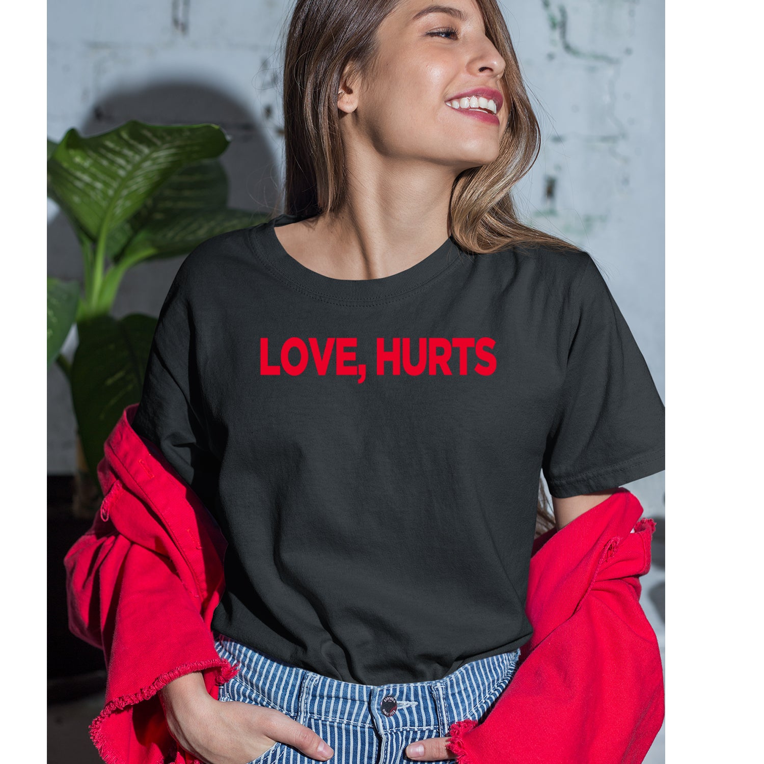 Love Hurts Womens T-shirt 