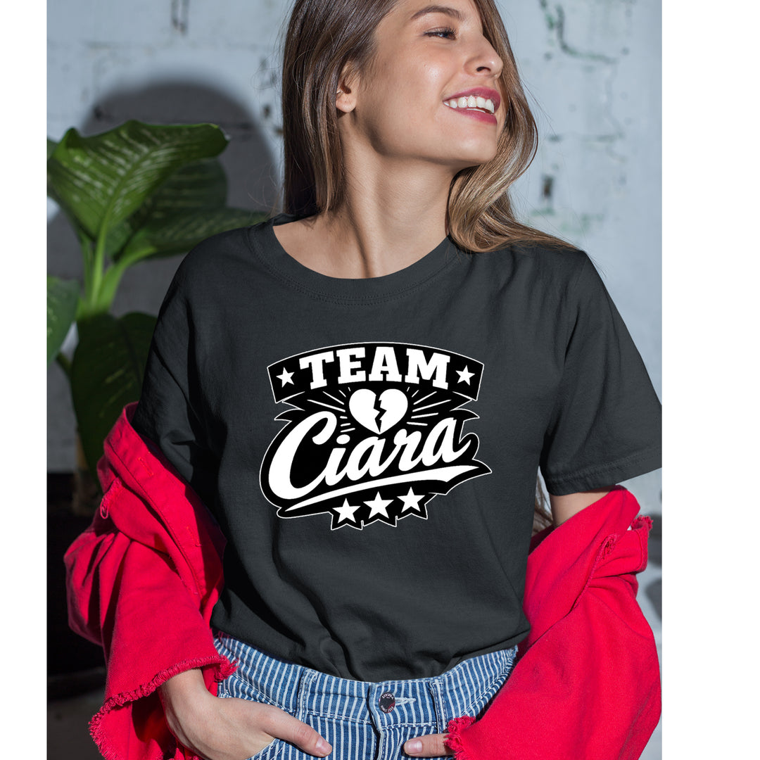 Team Ciara Scamanda Broken Heart Womens T-shirt 