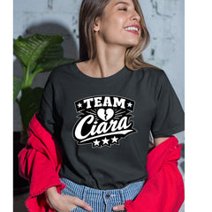 Team Ciara Scamanda Broken Heart Womens T-shirt 