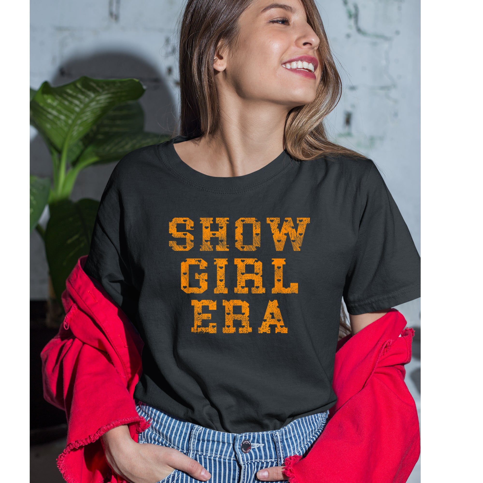 Vintage Showgirl Era Heart Womens T-shirt 