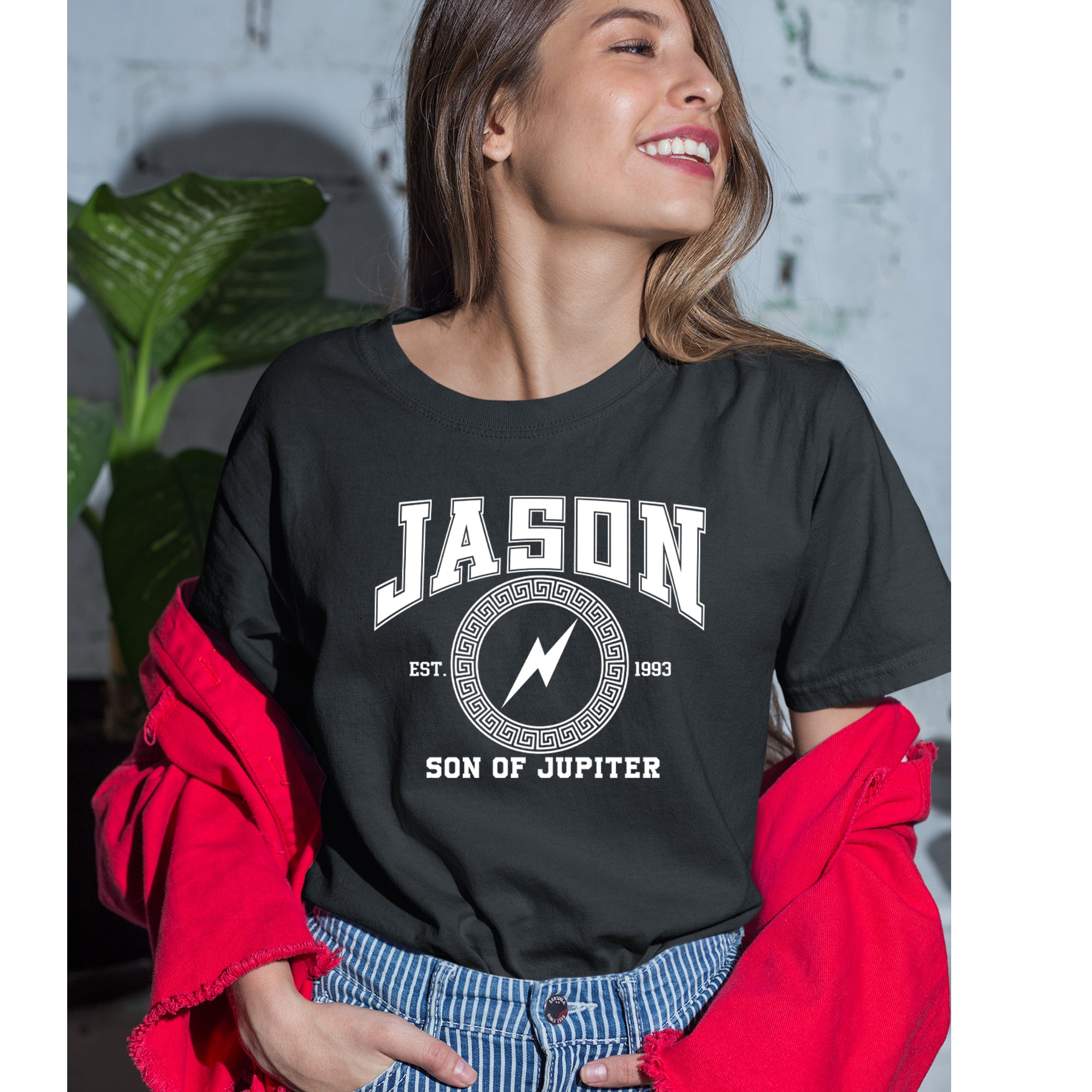 Jason Son of Jupiter Storm Bringer Womens T-shirt 