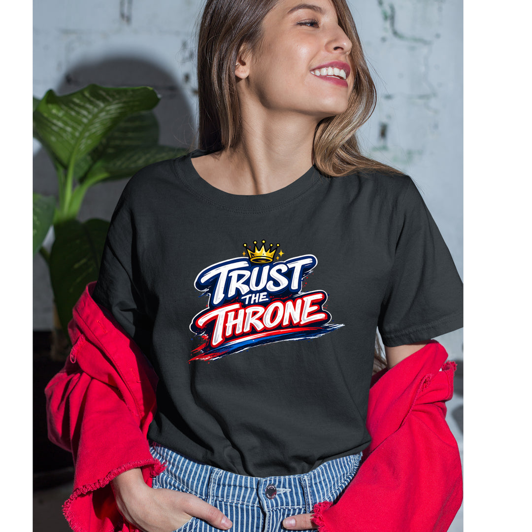 Trust The Throne Crown Philly Hoops Womens T-shirt 
