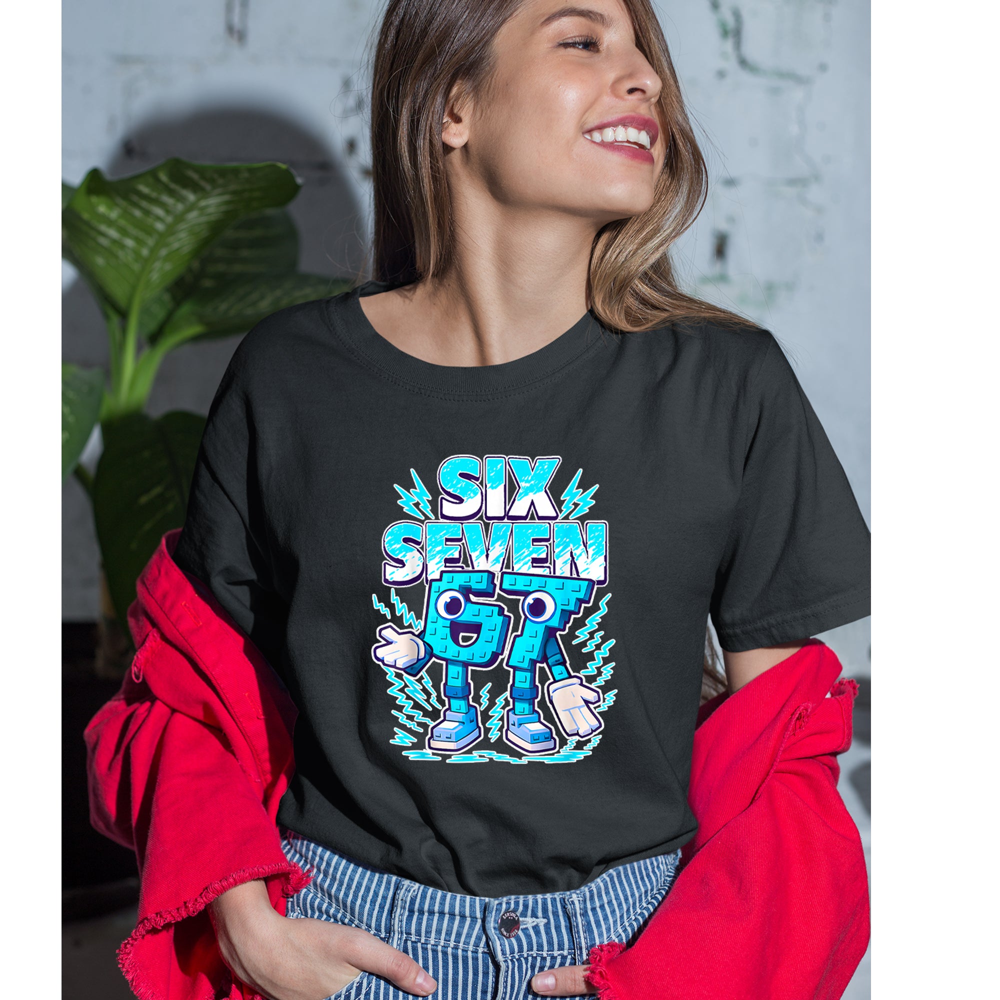 67 Brainrot Meme Slang Womens T-shirt 