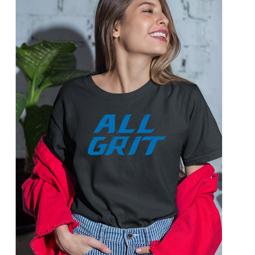 All Grit Detroit Football Womens T-shirt 