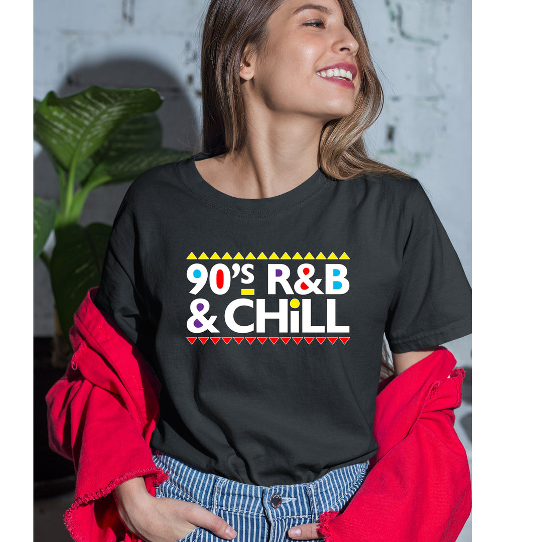 90s R&B and Chill Retro Throwback Womens T-shirt 