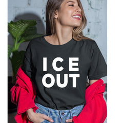 Ice Out Protest Womens T-shirt 