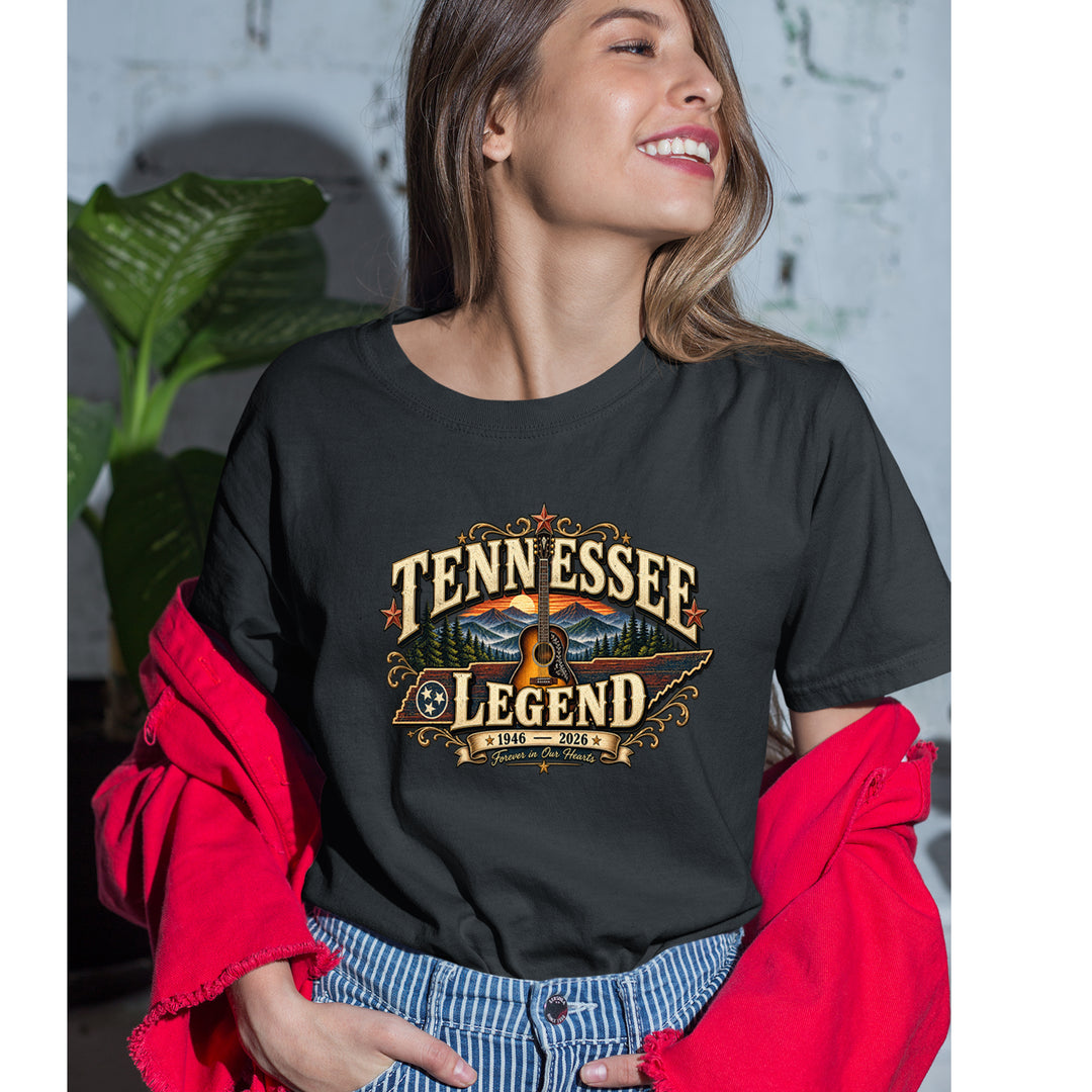 Tennessee Legend Country Music Dolly Womens T-shirt 